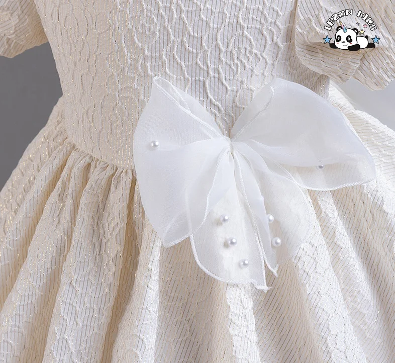 LEZONKIDS - Vestido de Princesa Colorido Personalizável para Meninas, Roupas de Fantasia para Crianças, Vestido Bufante para Festa